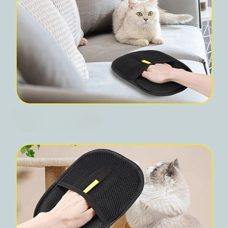 Pet Hair Remover Glove (Reusable) Removes Fur Fast